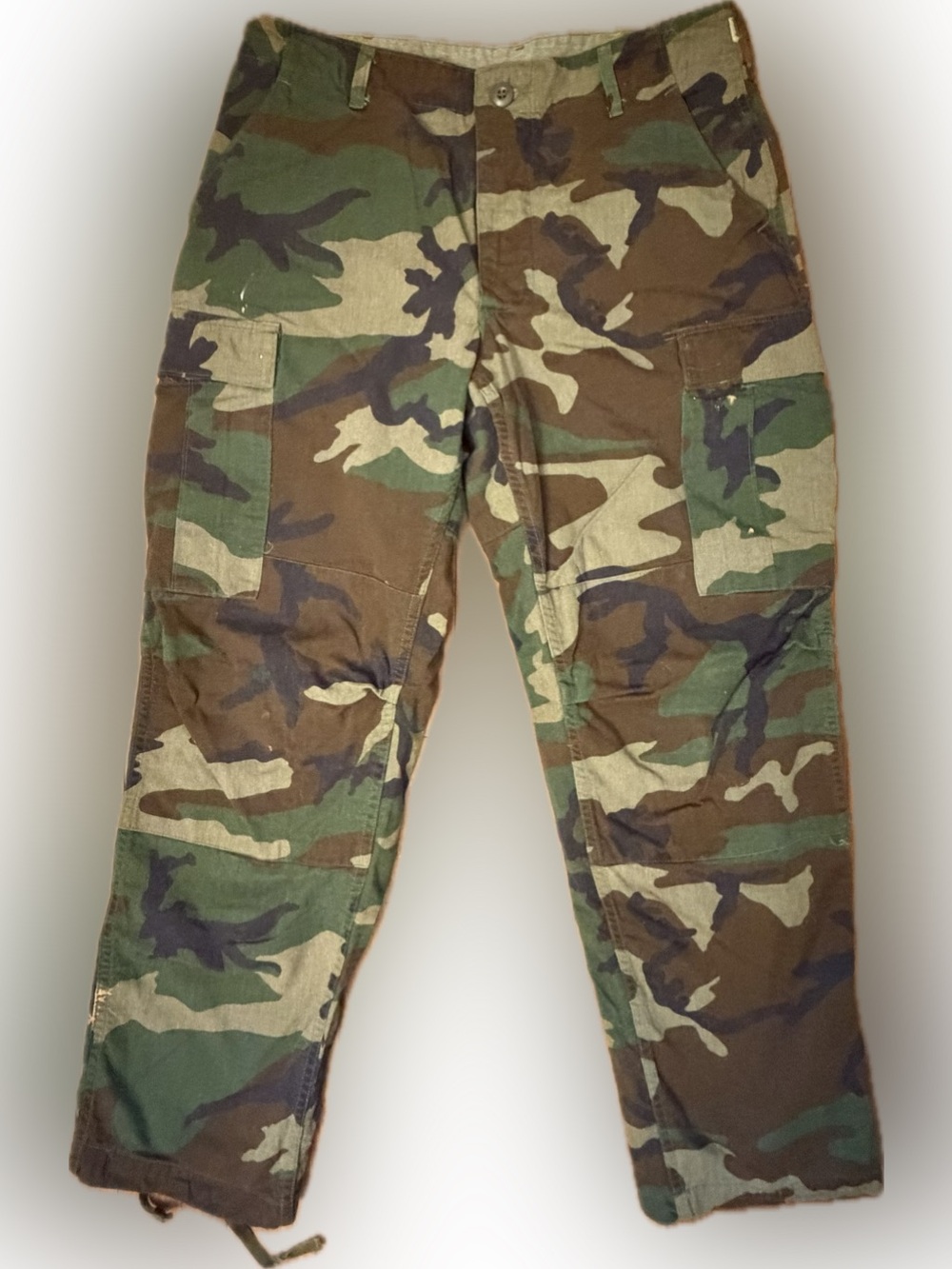Vintage 1981-1983 USGI M81 Woodland BDU Cargo Pants “White Tag”